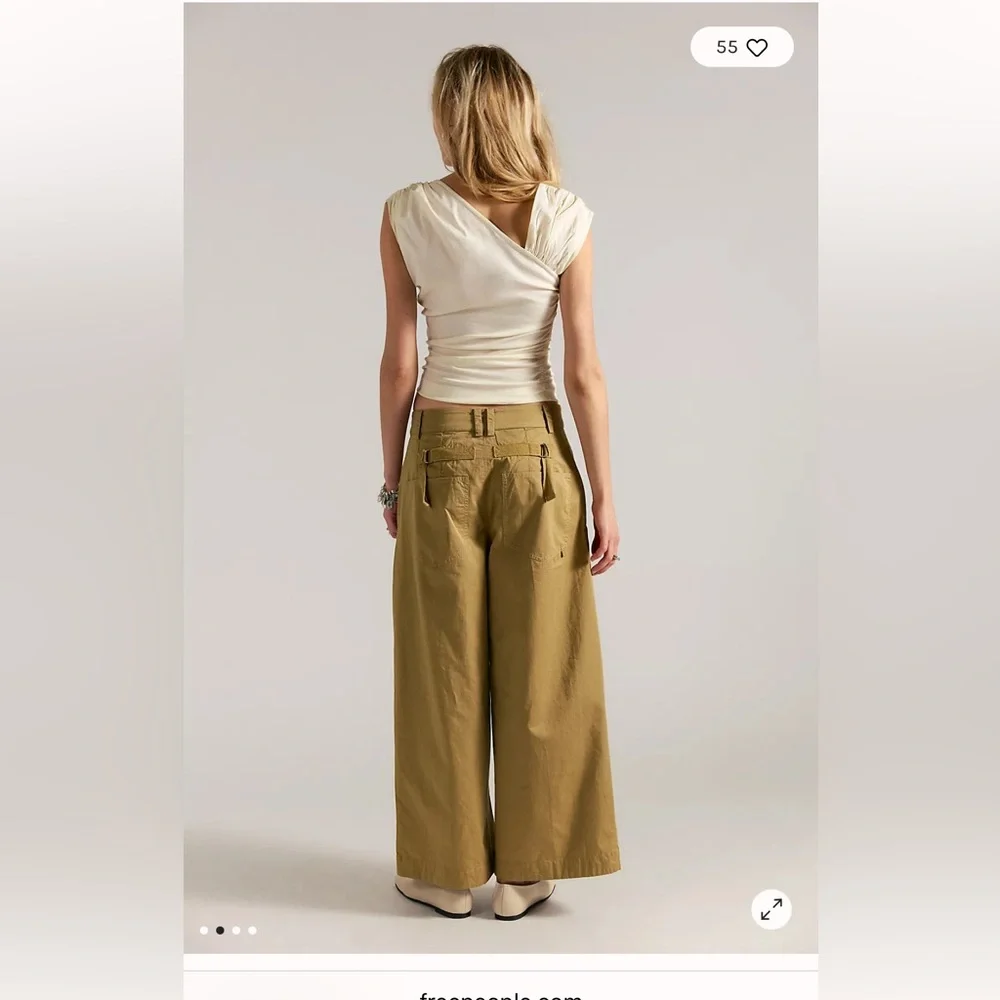 FP Movement by Free People Silverlake Chino - color Dill seed - Picture 2 of 5